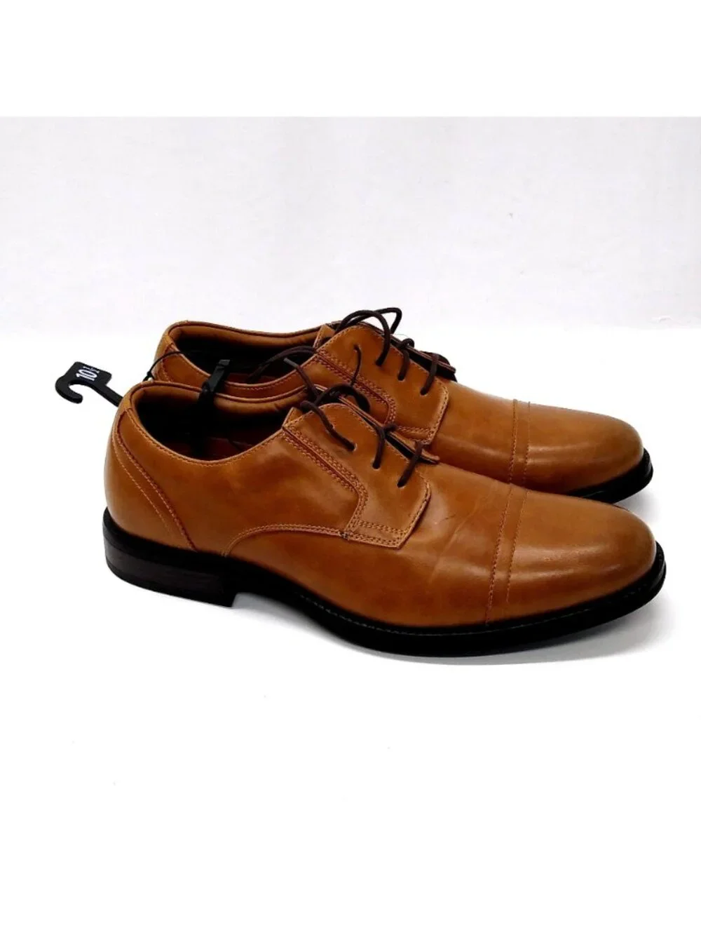 George Branford Oxfords Casual Dress Shoe Cap Toe Men Size 10.5 Fit True to Size